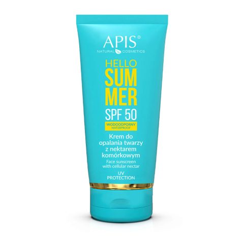 Apis Hello Summer SPF 50 слънцезащитен крем за лице с клетъчен нектар 50 мл