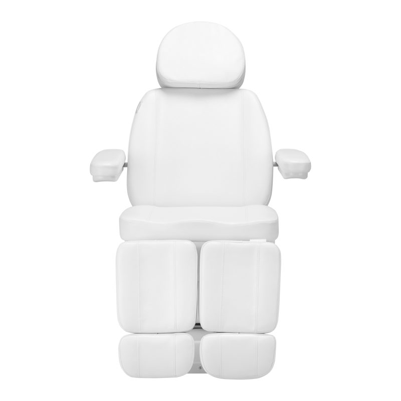 Електрически козметичен стол Sillon Classic с 2 педи мотора, бял – снимка 5