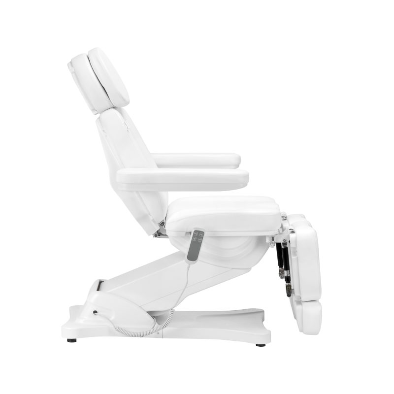 Електрически козметичен стол Sillon Classic с 2 педи мотора, бял – снимка 2