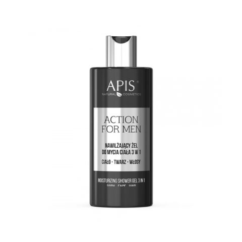 Apis Action for men - действие за мъже хидратиращ измиващ гел за тяло 3 в 1 300 мл