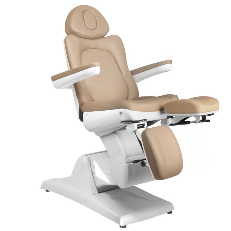 Електрически козметичен стол с 3 мотора - капучинов Azzurro 870S Pedi – снимка 5