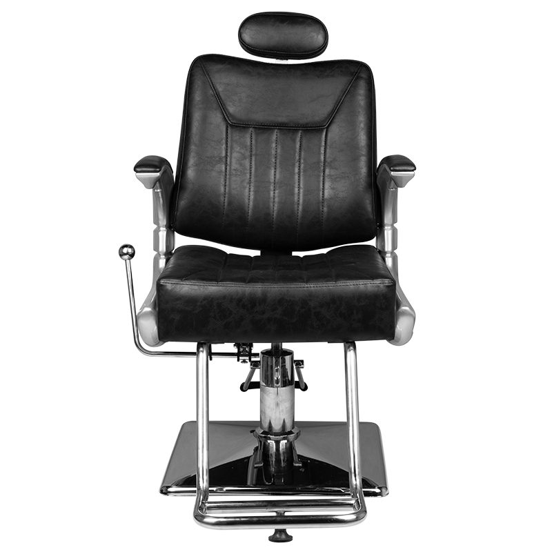 Бръснарски стол - черен Hair System SM182 – снимка 2