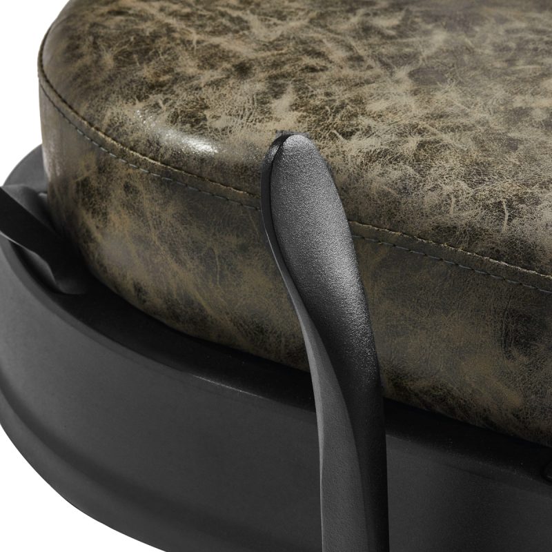 Бръснарски стол Gabbiano President Old Leather зелен – снимка 14