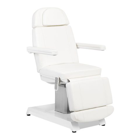 Електрически козметичен стол Expert W-16B 3 мотора бял
