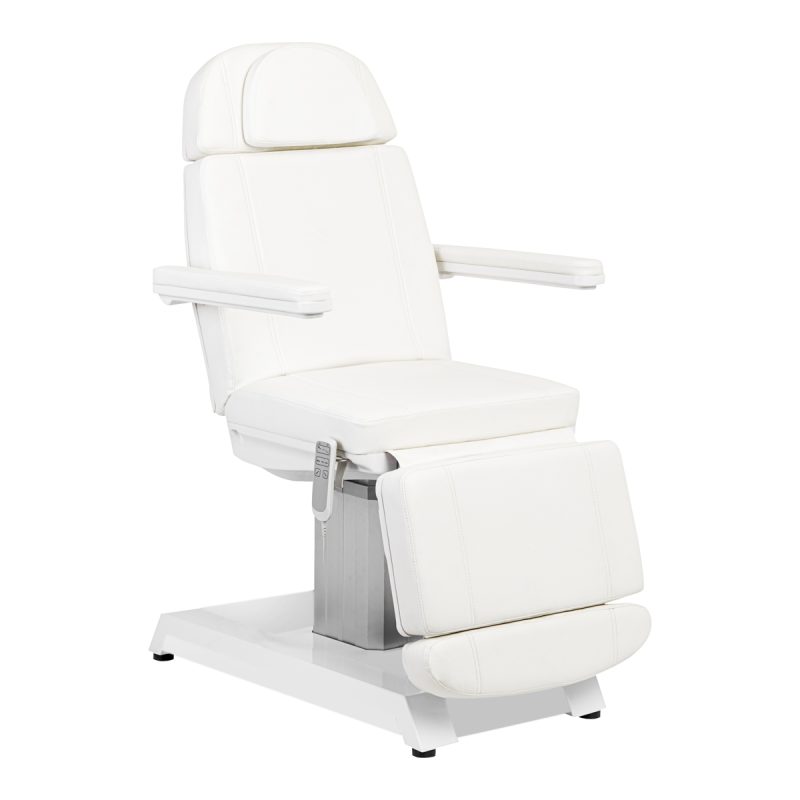 Електрически козметичен стол Expert W-16B 3 мотора бял