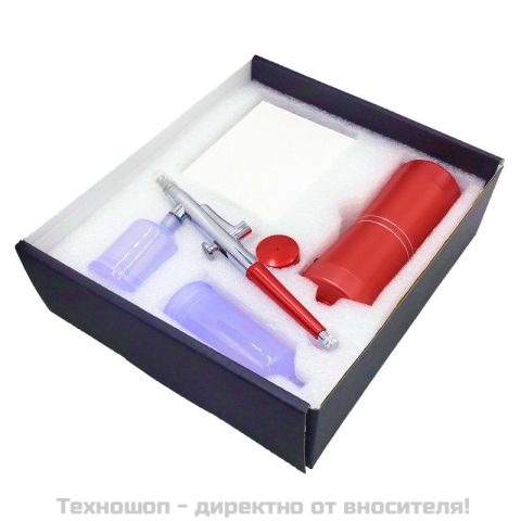 Мини кислороден спрей за кислородна мезотерапия Airbrush Red – снимка 3