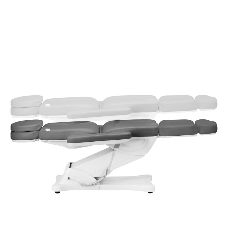 Електрически козметичен стол Sillon Classic 4 мотора с люлка сив – снимка 12