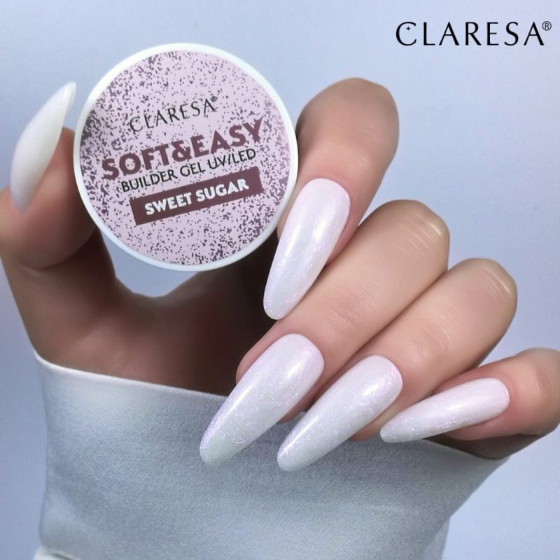 Claresa изграждащ гел Soft & Easy гел сладка захар - 90гр – снимка 4