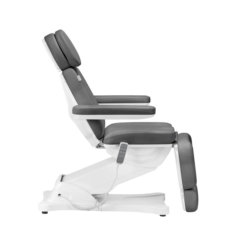 Електрически козметичен стол Sillon Classic 4 мотора с люлка сив – снимка 2