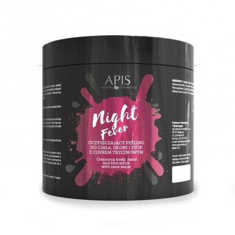Apis Night Fever почистващ пилинг за тяло ръце и крака 700 гр
