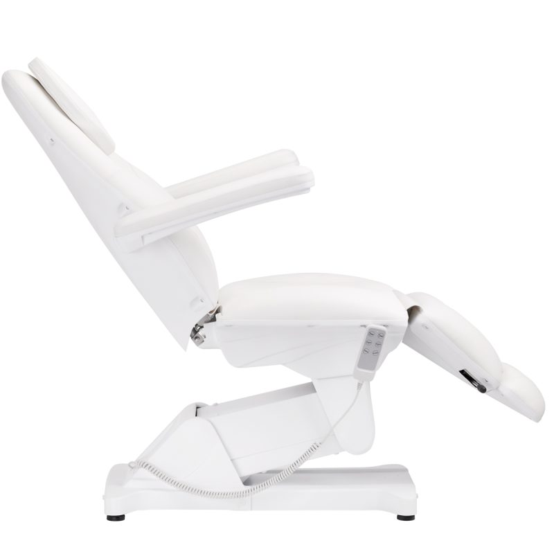 Електрически козметичен стол Sillon Basic 3 мотора бял – снимка 4