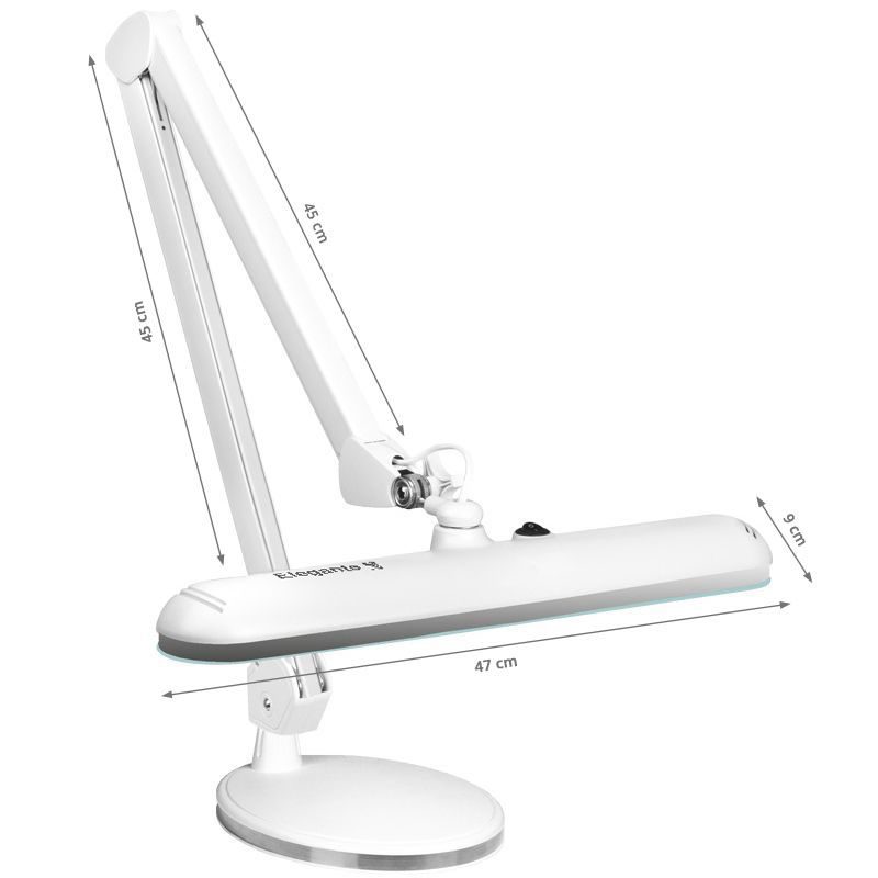Elegante 801 LED лампа за работилница със стандартна бяла основа – снимка 7