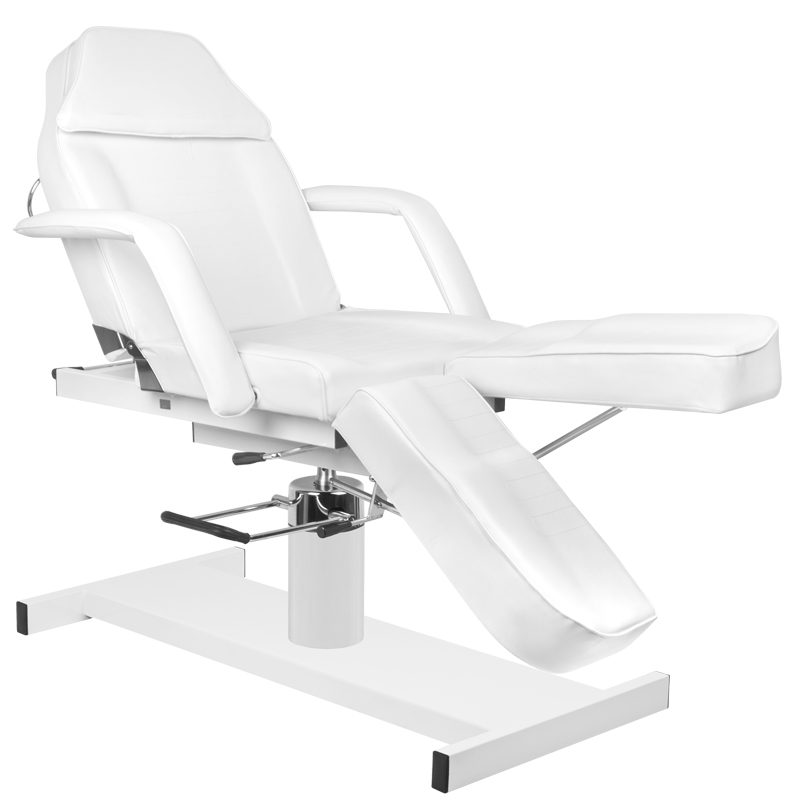 Хидравличен козметичен стол - бял A-210C Pedi – снимка 3