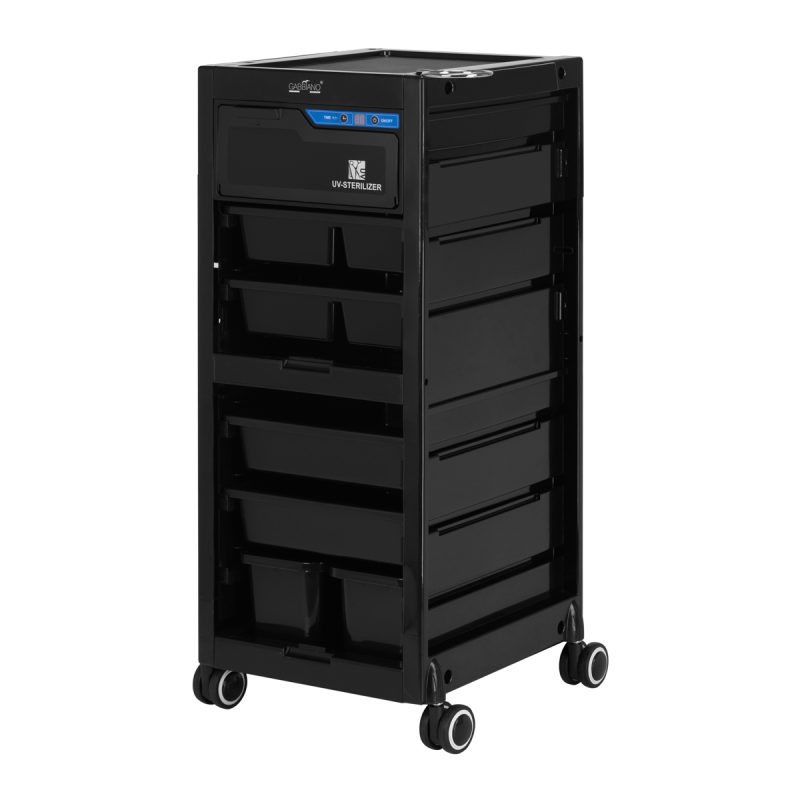 Фризьорски асистент Gabbiano с UV стерилизатор 68UV черен – снимка 2