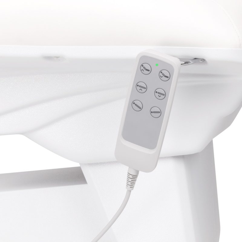 Електрически козметичен стол Sillon Basic 3 мотора бял – снимка 9