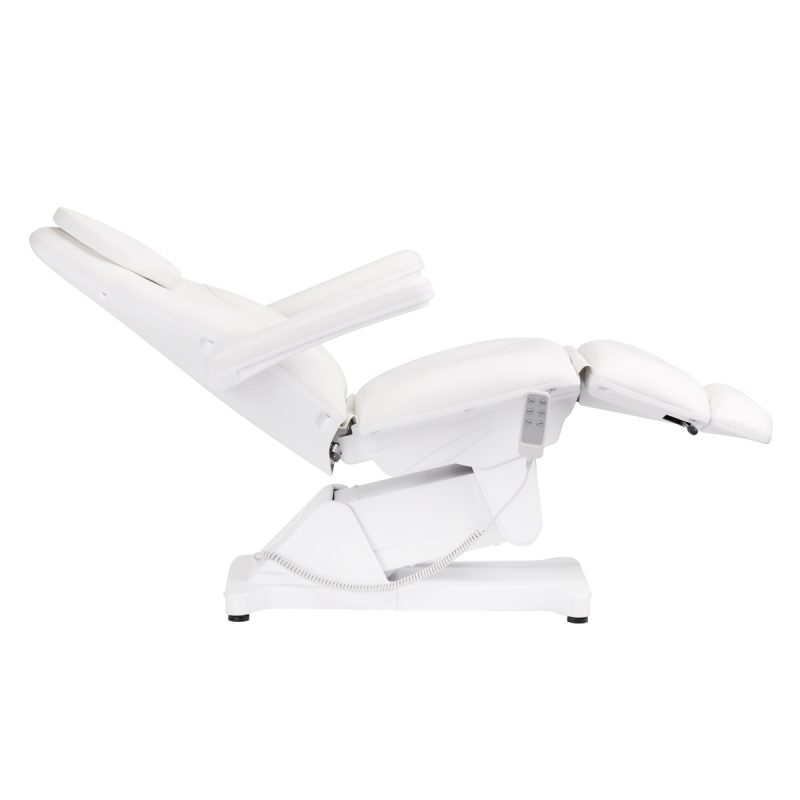 Електрически козметичен стол Sillon Basic 3 мотора бял – снимка 5