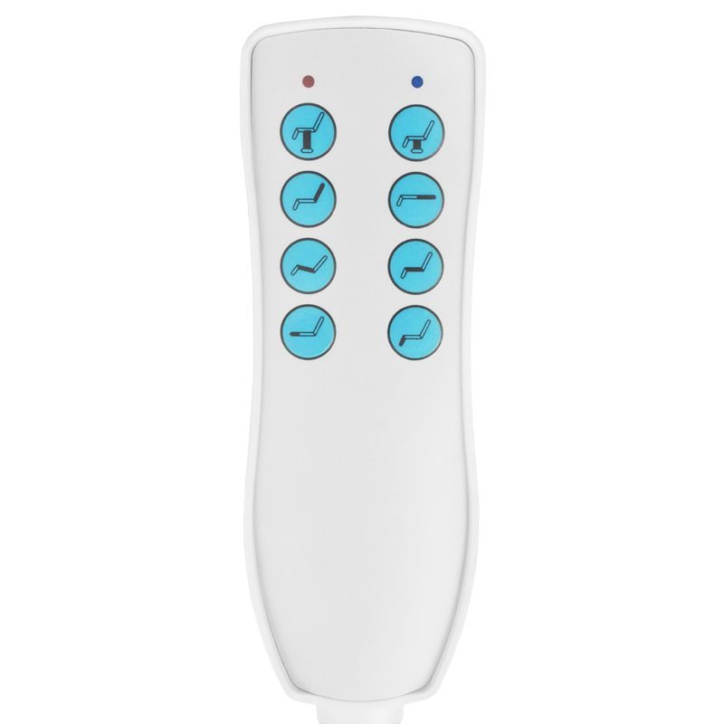 Електрически козметичен стол с 4 мотора - сив Azzurro 869A – снимка 2