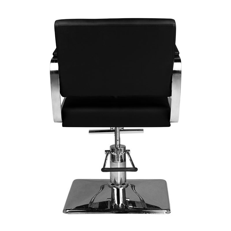 Фризьорски стол - черен Hair System HS202 – снимка 2
