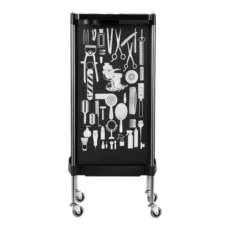 Фризьорски асистент Gabbiano X11-9 черна графика – снимка 3