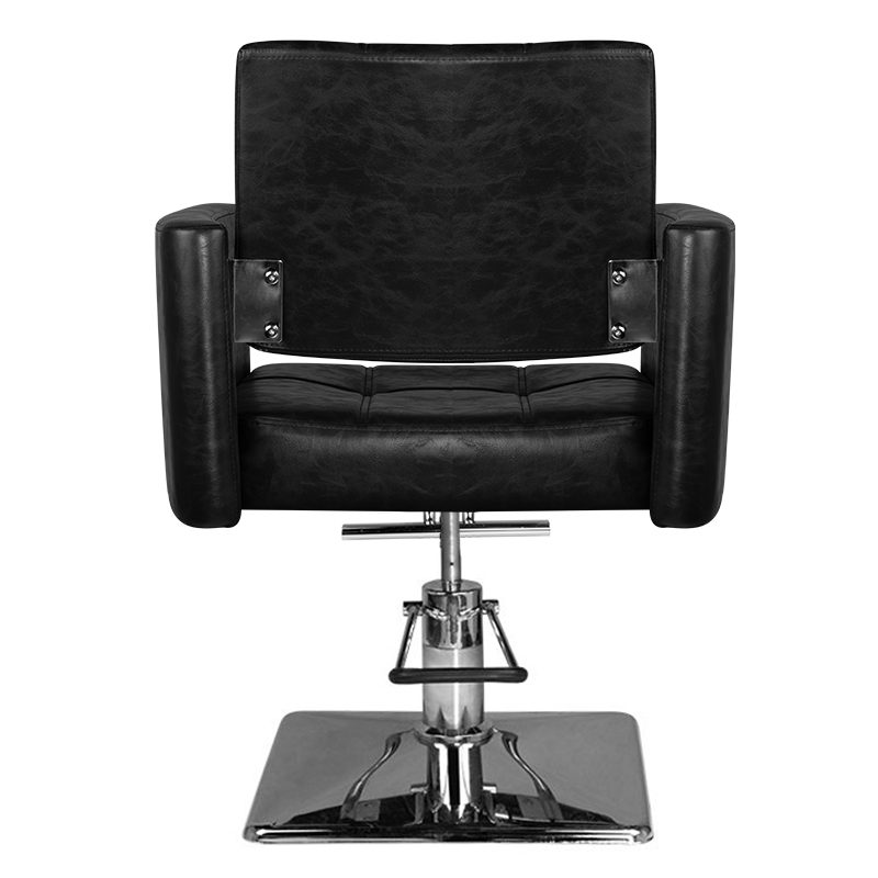 Фризьорски стол - черен Hair System SM344 – снимка 3
