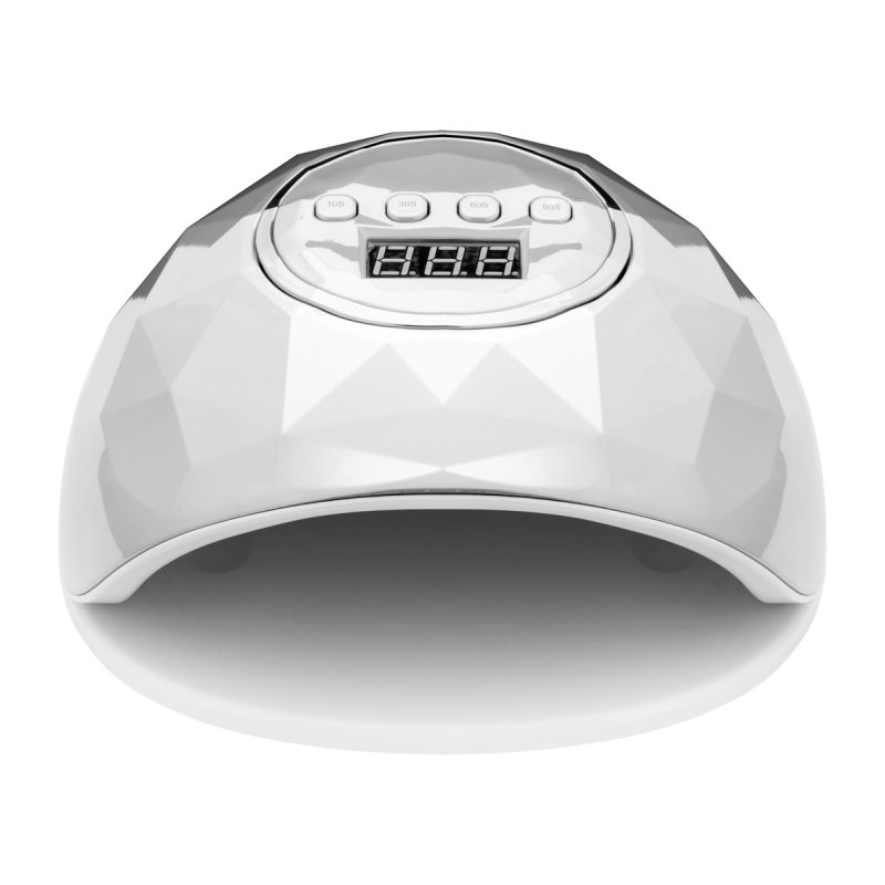 UV LED лампа Shiny 86W бяла/сребриста перла – снимка 2