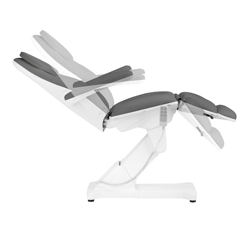 Електрически козметичен стол Sillon Basic 3 мотора сив – снимка 14