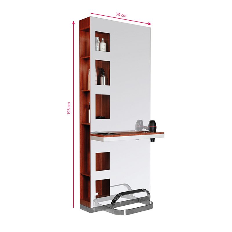 Фризьорска конзола - сив Gabbiano B058 – снимка 6
