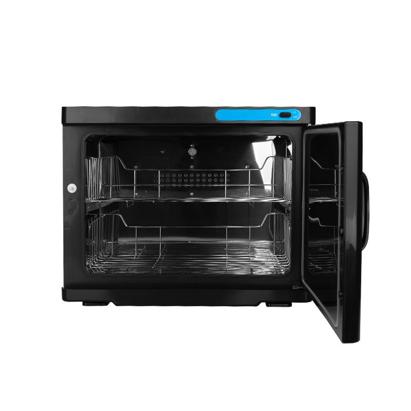 Нагревател за кърпи с UV-C стерилизатор 23 L черен – снимка 2