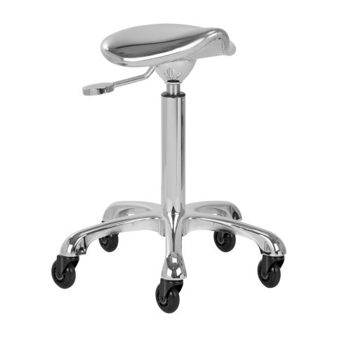 Табуретка Gabbiano Fine Roll Speed сребърна