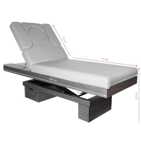 Спа козметично легло с отопление - сиво Azzurro 815B – снимка 6