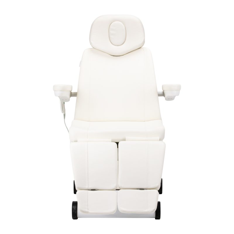 Електрически въртящ се козметичен стол Azzurro 873 Pedi бял – снимка 12