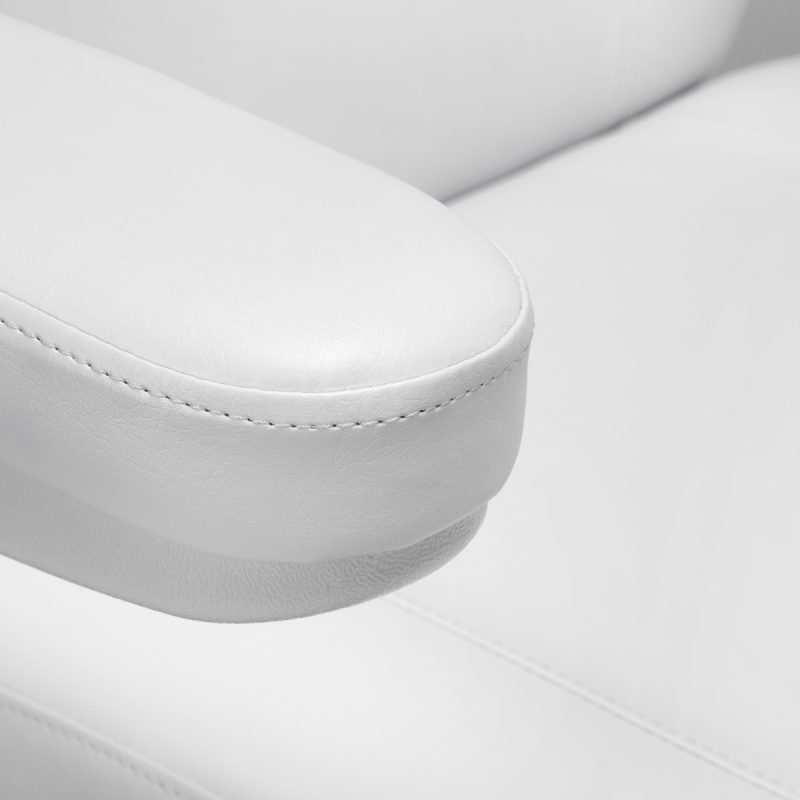 Електрически козметичен стол Sillon Classic 3 мотора люлка бял – снимка 8