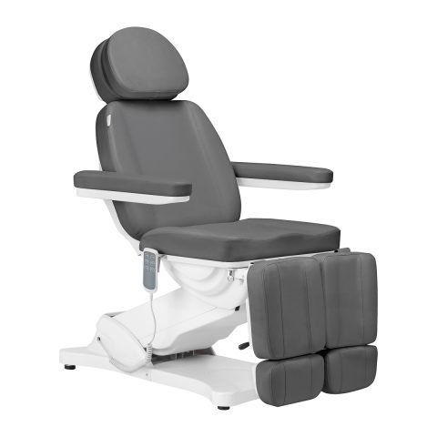 Електрически козметичен стол Sillon Classic 3 мотора люлка сив
