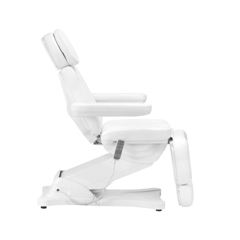 Електрически козметичен стол Sillon Classic 3 мотора с отопление бял – снимка 2