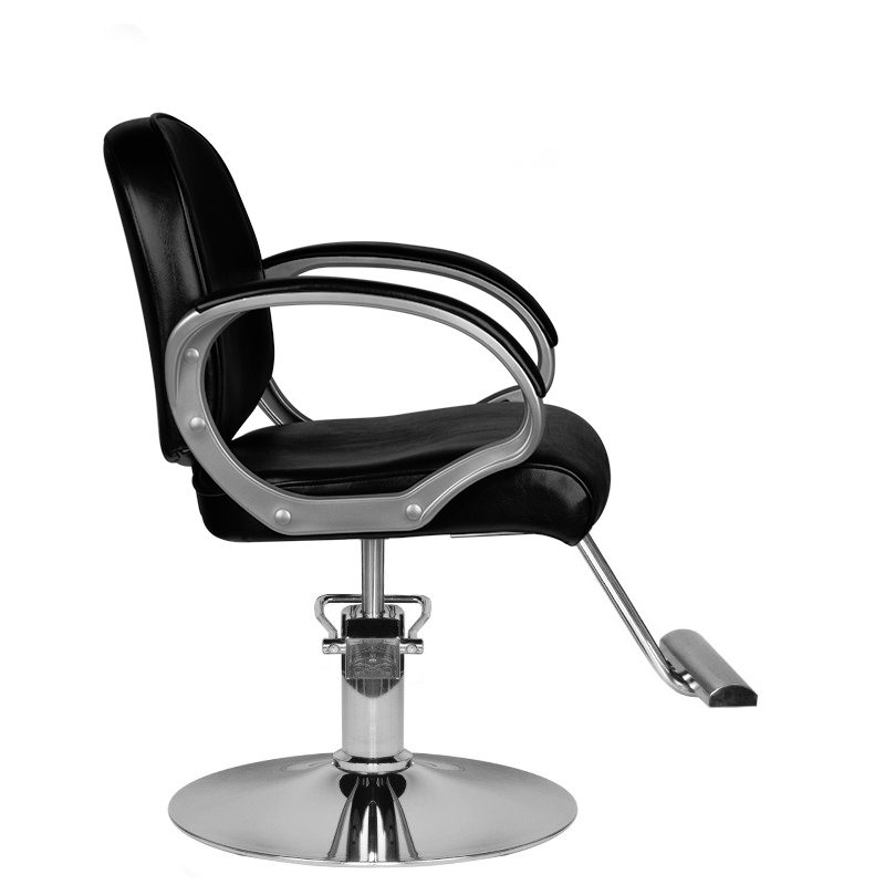 Фризьорски стол - черен Hair System HS00 – снимка 3