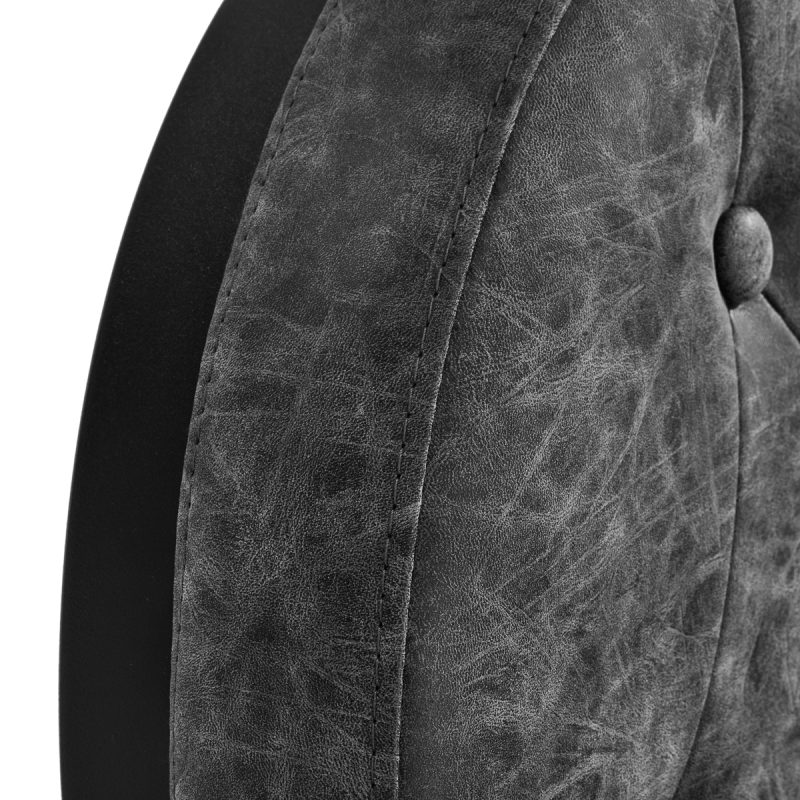 Бръснарски стол Gabbiano President Old Leather сив – снимка 5
