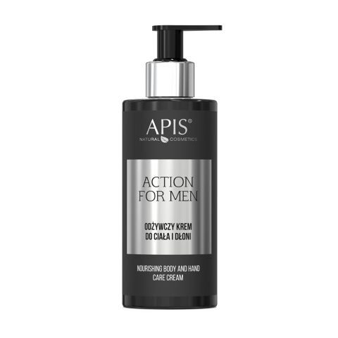 Apis Action for men - подхранващ крем за тяло и ръце 300 мл