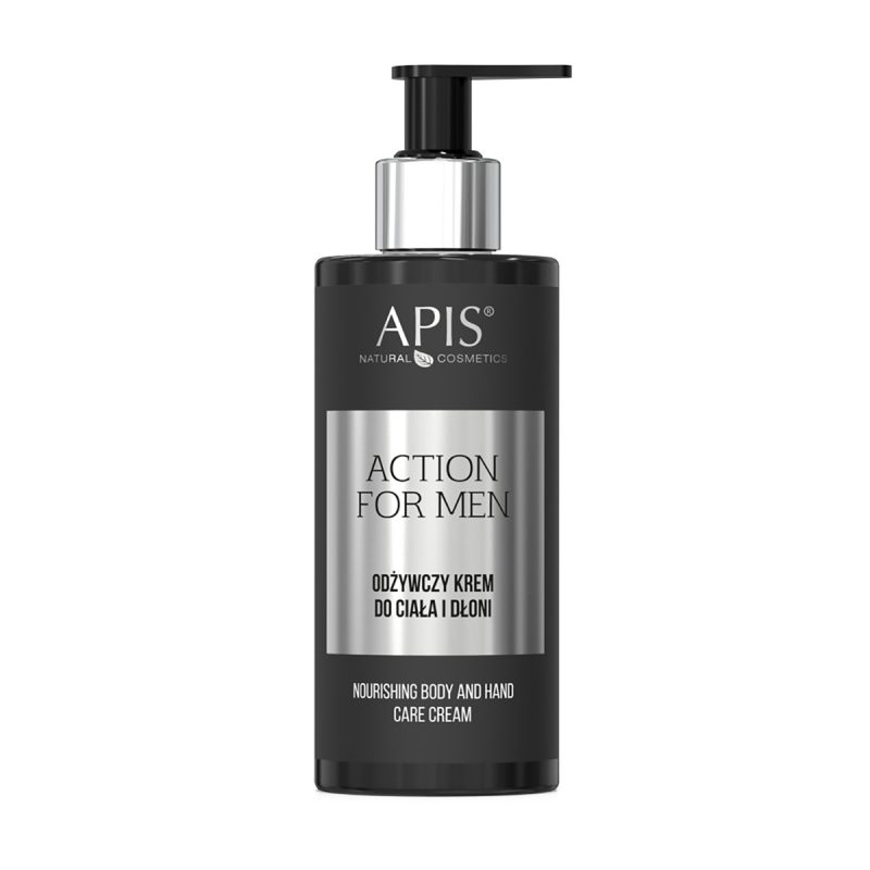 Apis Action for men - подхранващ крем за тяло и ръце 300 мл