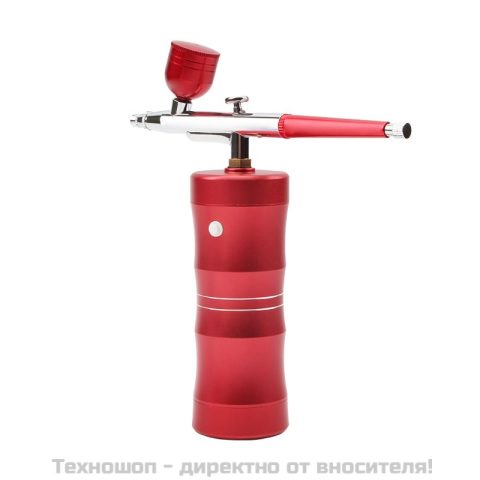 Мини кислороден спрей за кислородна мезотерапия Airbrush Red – снимка 2