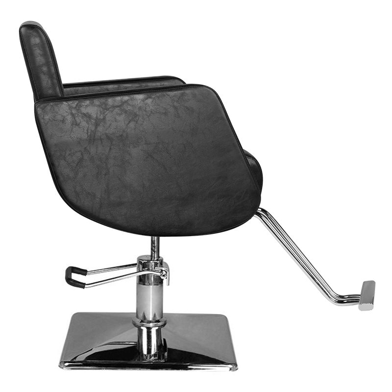 Фризьорски стол - черен Hair System SM376 – снимка 2