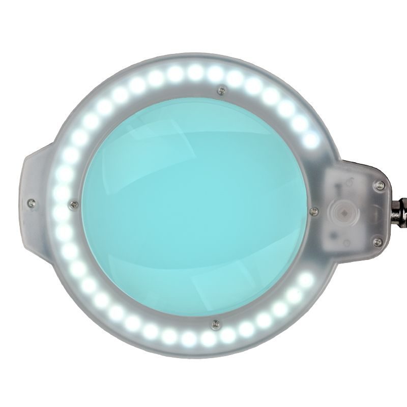 Лампа лупа с държач на винт - черна LED 8012/5" – снимка 2