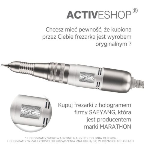 Акумулаторна пила за нокри - бяла Saeyang Marathon k38 Crafien Mini – снимка 4