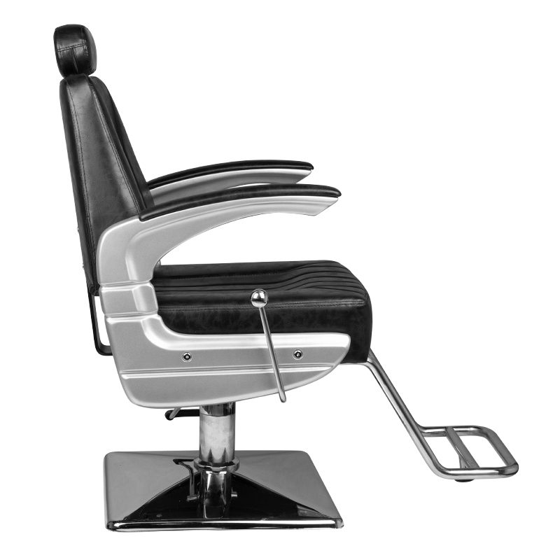 Бръснарски стол - черен Hair System SM182 – снимка 5