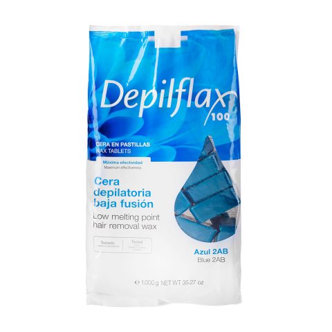 Depilflax твърд восък без ленти за депилация 1КГ азулен