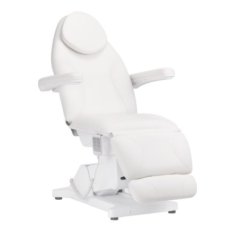 Електрически козметичен стол Sillon Basic 3 мотора бял