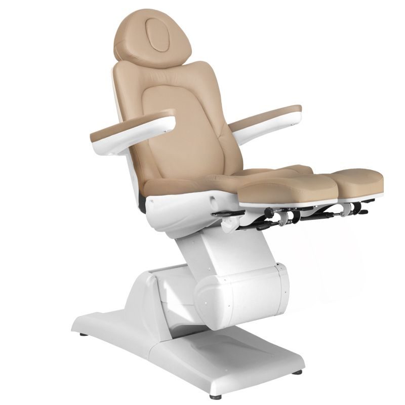 Електрически козметичен стол с 3 мотора - капучинов Azzurro 870S Pedi – снимка 9