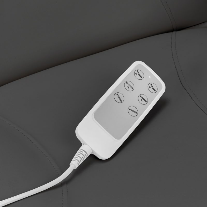 Електрически козметичен стол Sillon Basic 3 мотора въртящ се сив – снимка 8