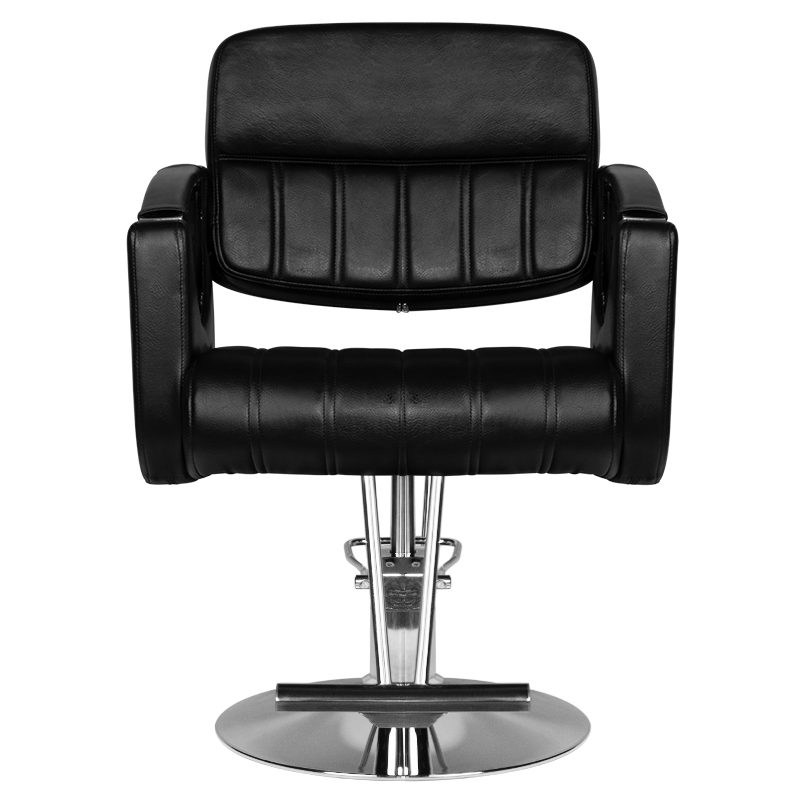 Фризьорски стол - черен Hair System HS52 – снимка 2