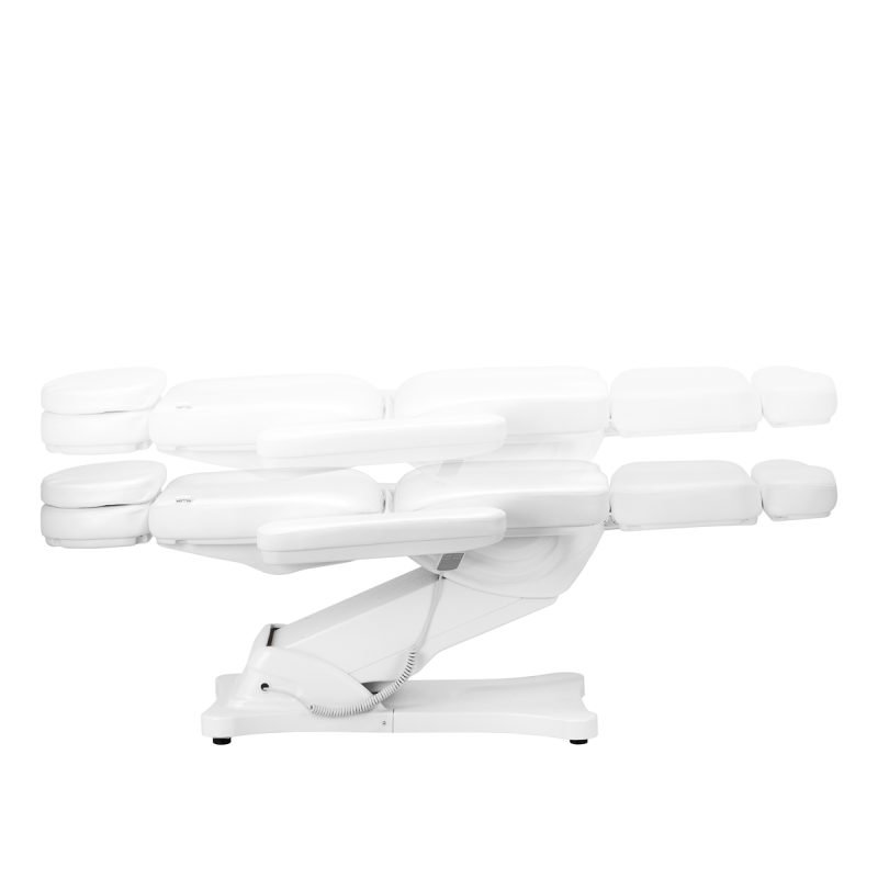 Електрически козметичен стол Sillon Classic 4 мотора с люлка бял – снимка 12