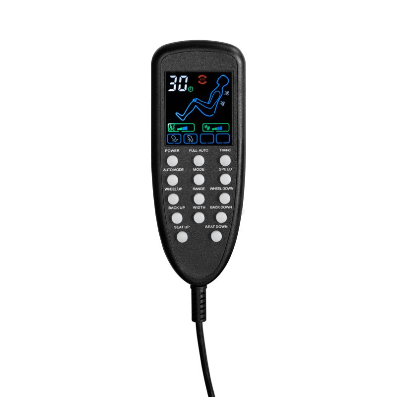 Azzurro 016C спа стол за педикюр с масаж на гръб и хидромасаж черен – снимка 7